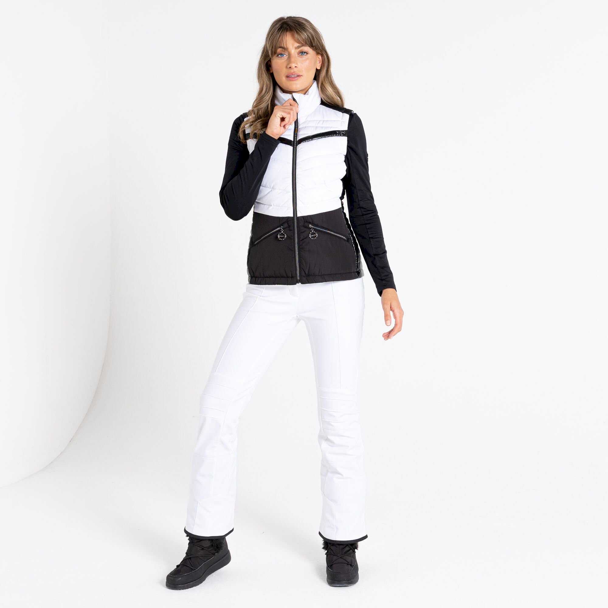 Dare 2b - Women's Burnish II Padded Gilet | White Black