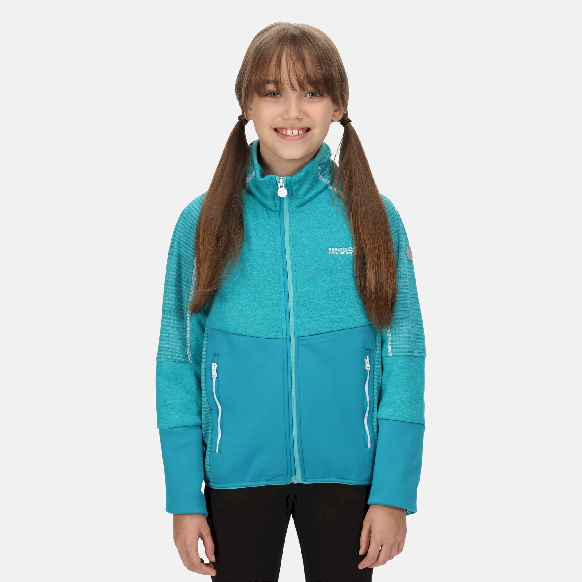 Kids' Oberon V Softshell Jacket | Turquoise