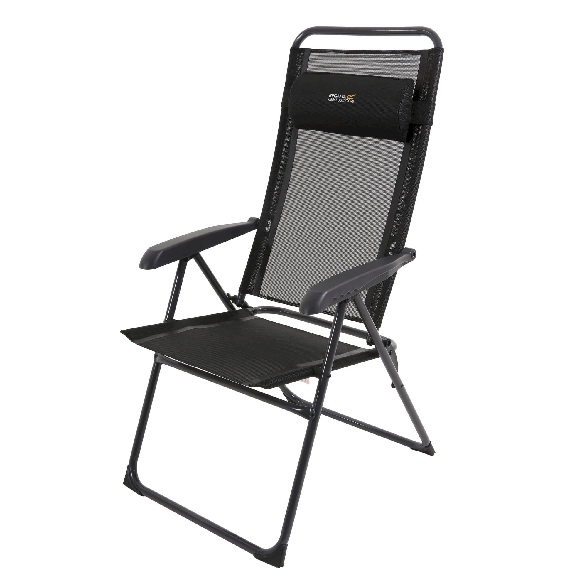 Colico Hard Armed Reclining Lounge Chair | Black