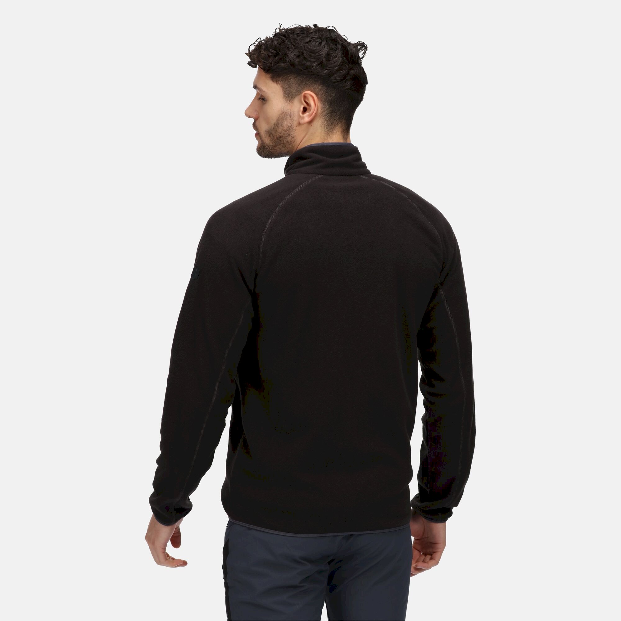Men's Hadfield Full Zip Fleece | Black