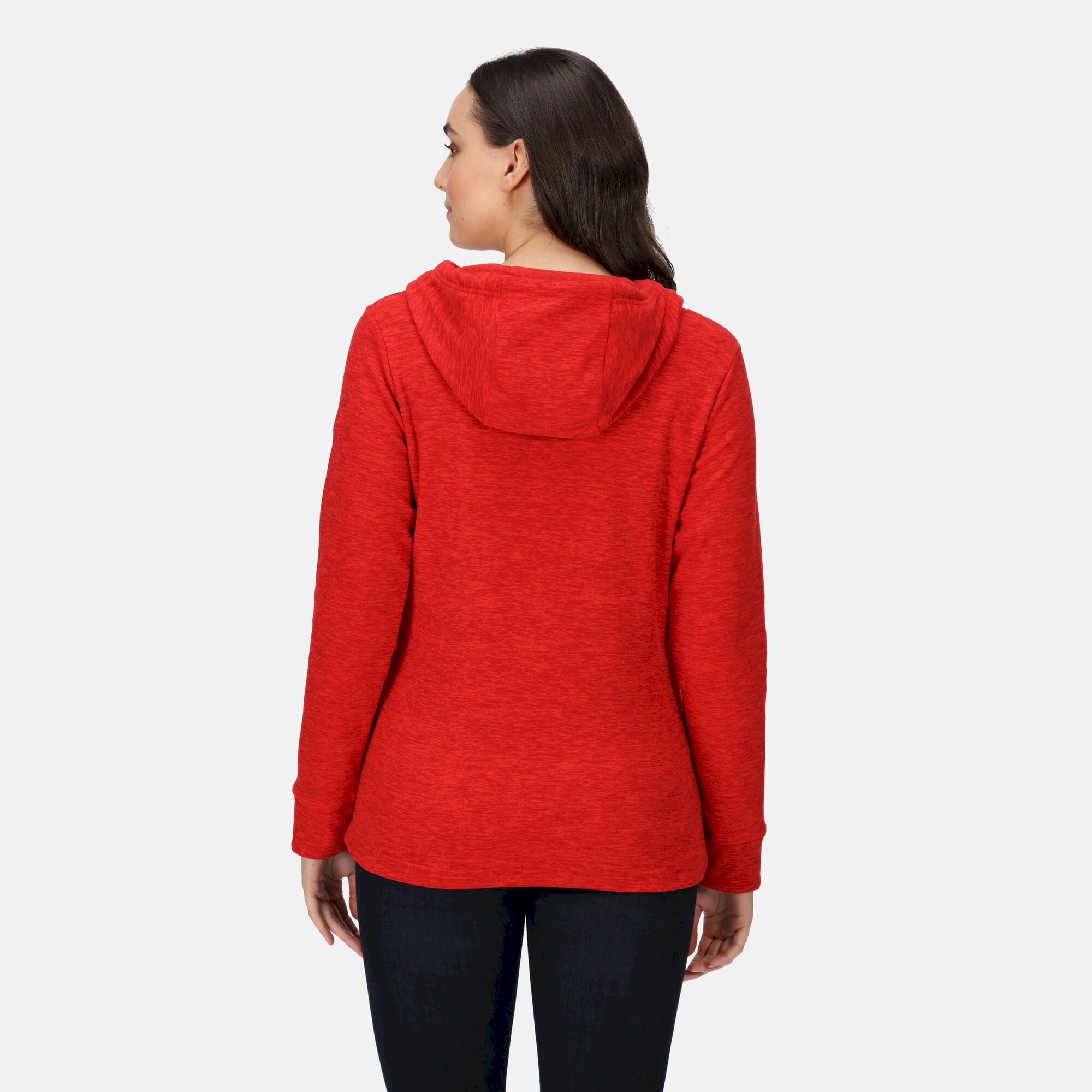 Women's Kizmit II Hooded Marl Fleece | Code Red Marl
