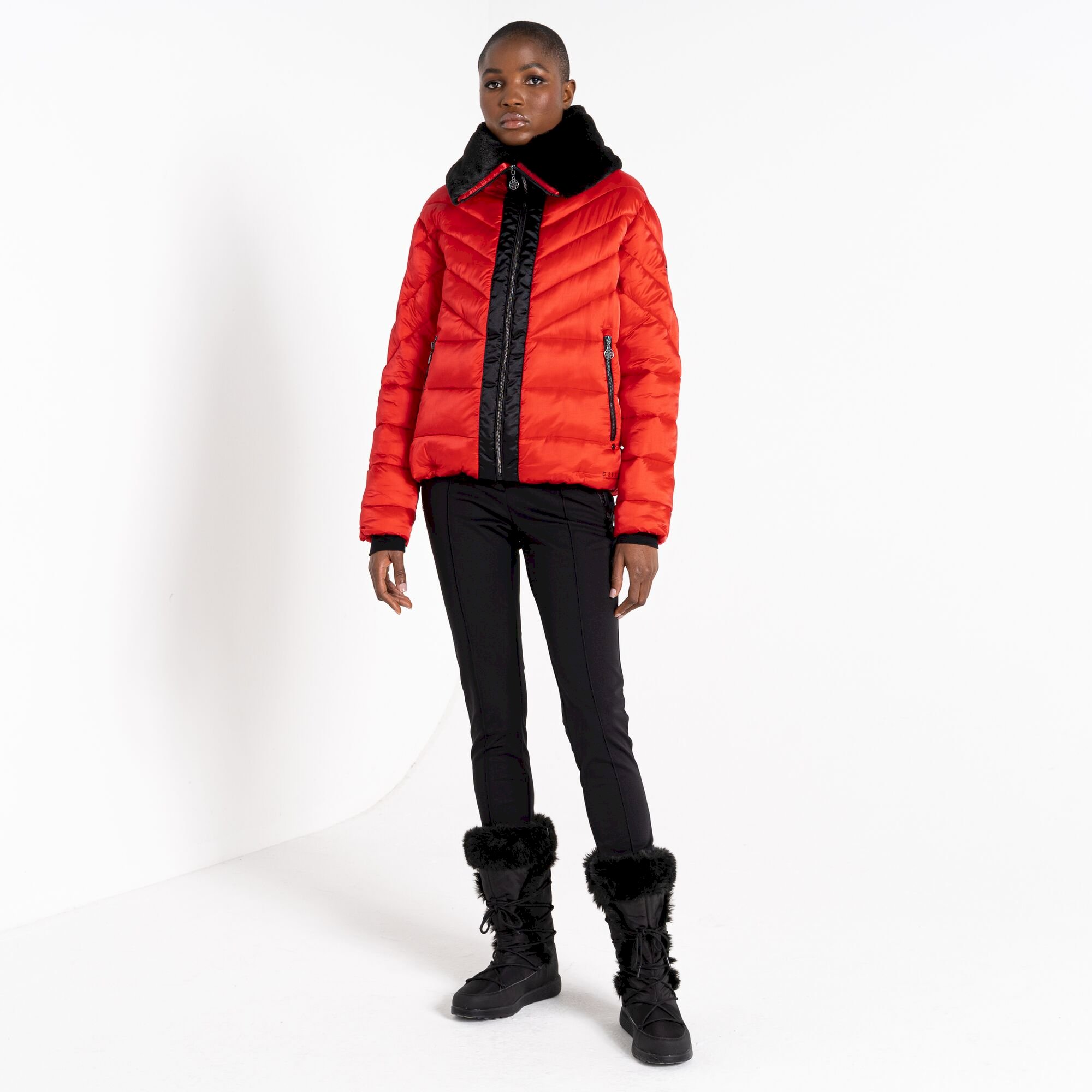 Dare 2b - Women's Suppression Padded Jacket | Volcanic Red Shine