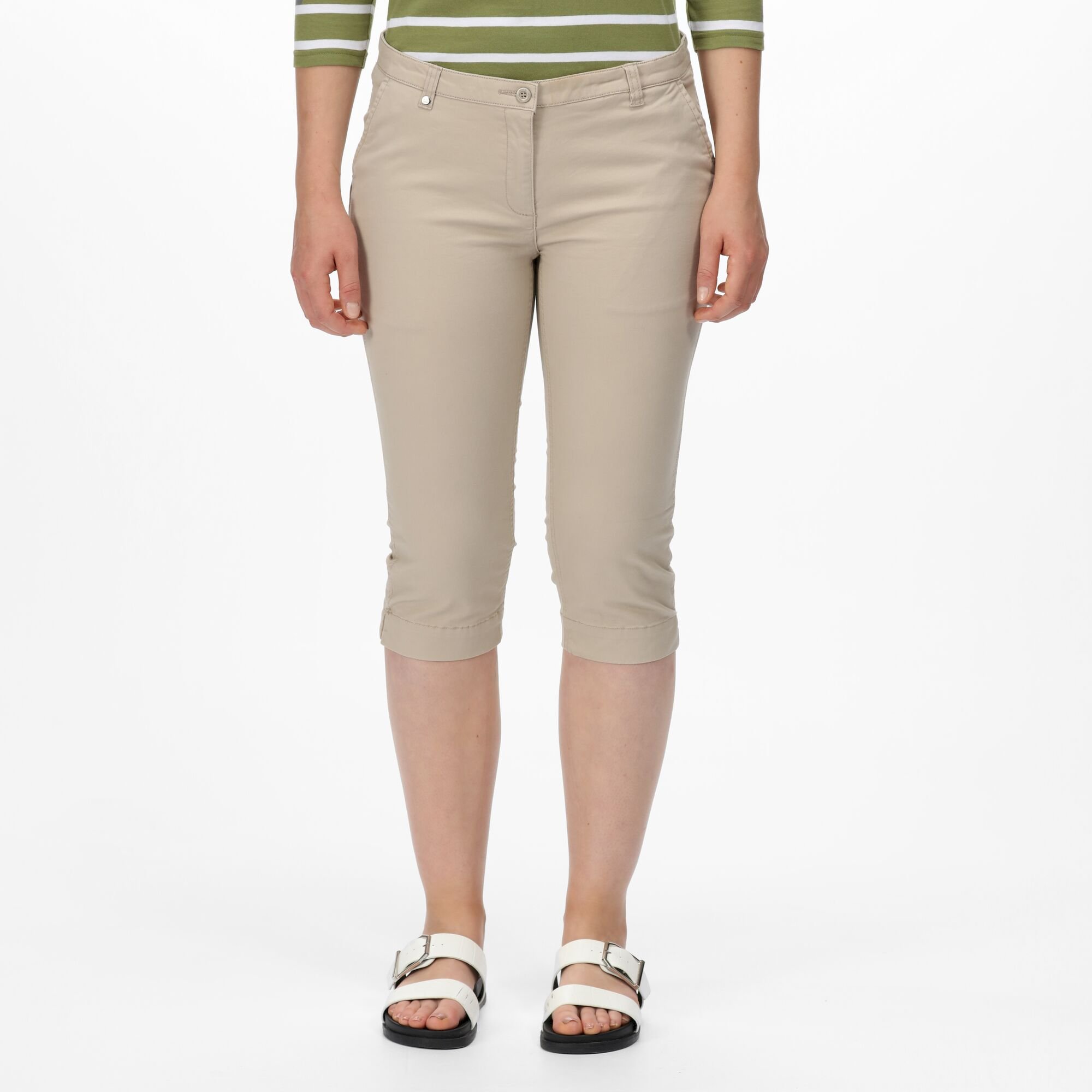 Women's Maayan Capri Trousers | Cobblestone