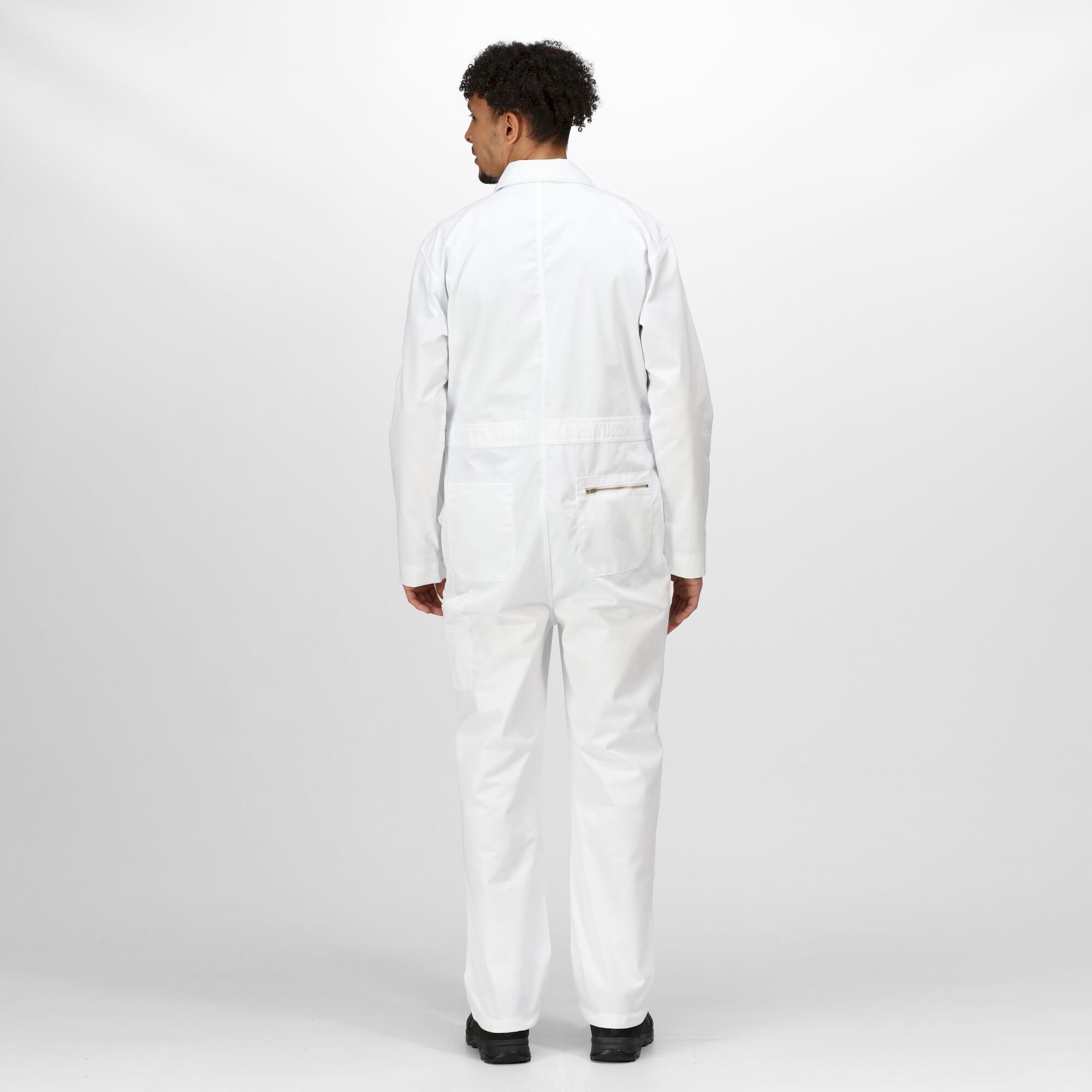 Men's Zip Fasten Coverall | White