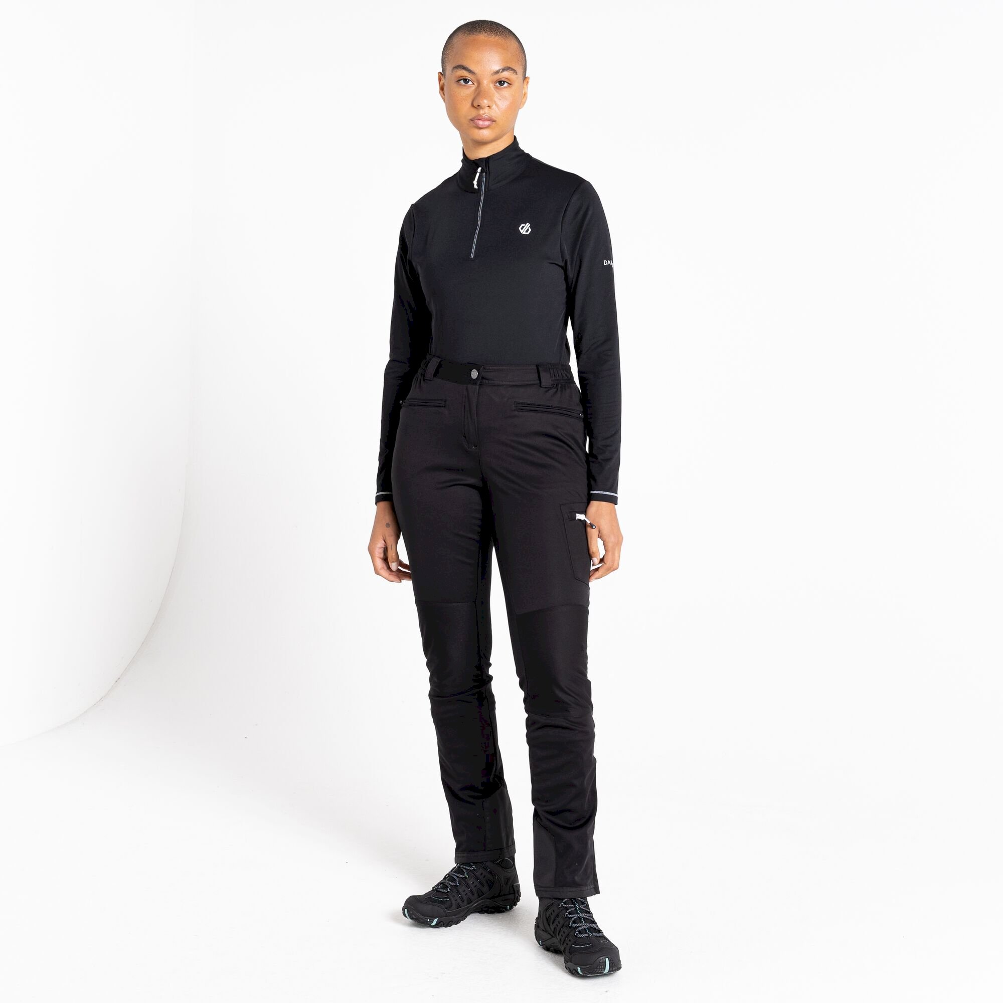 Dare 2b - Women's Nonstop Hybrid Softshell Walking Trousers | Black