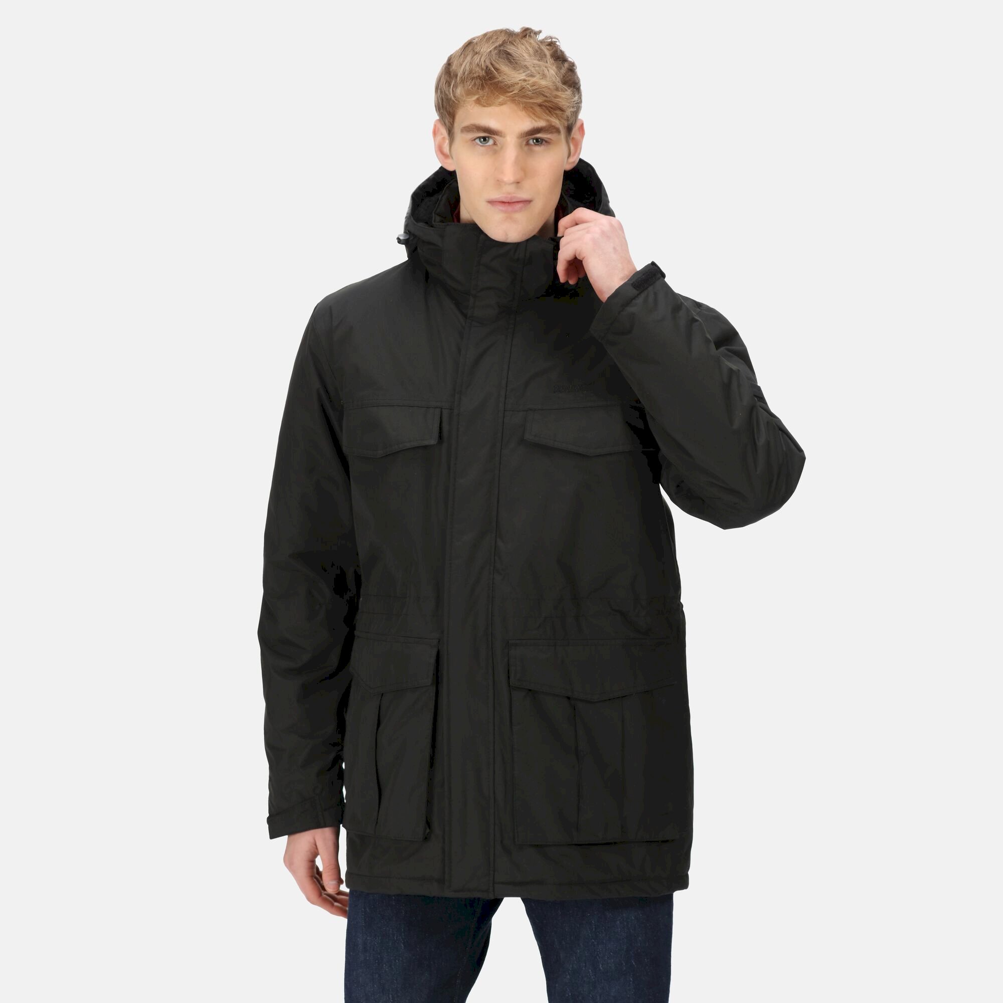Men's Palben Waterproof Insulated Parka Jacket | Black