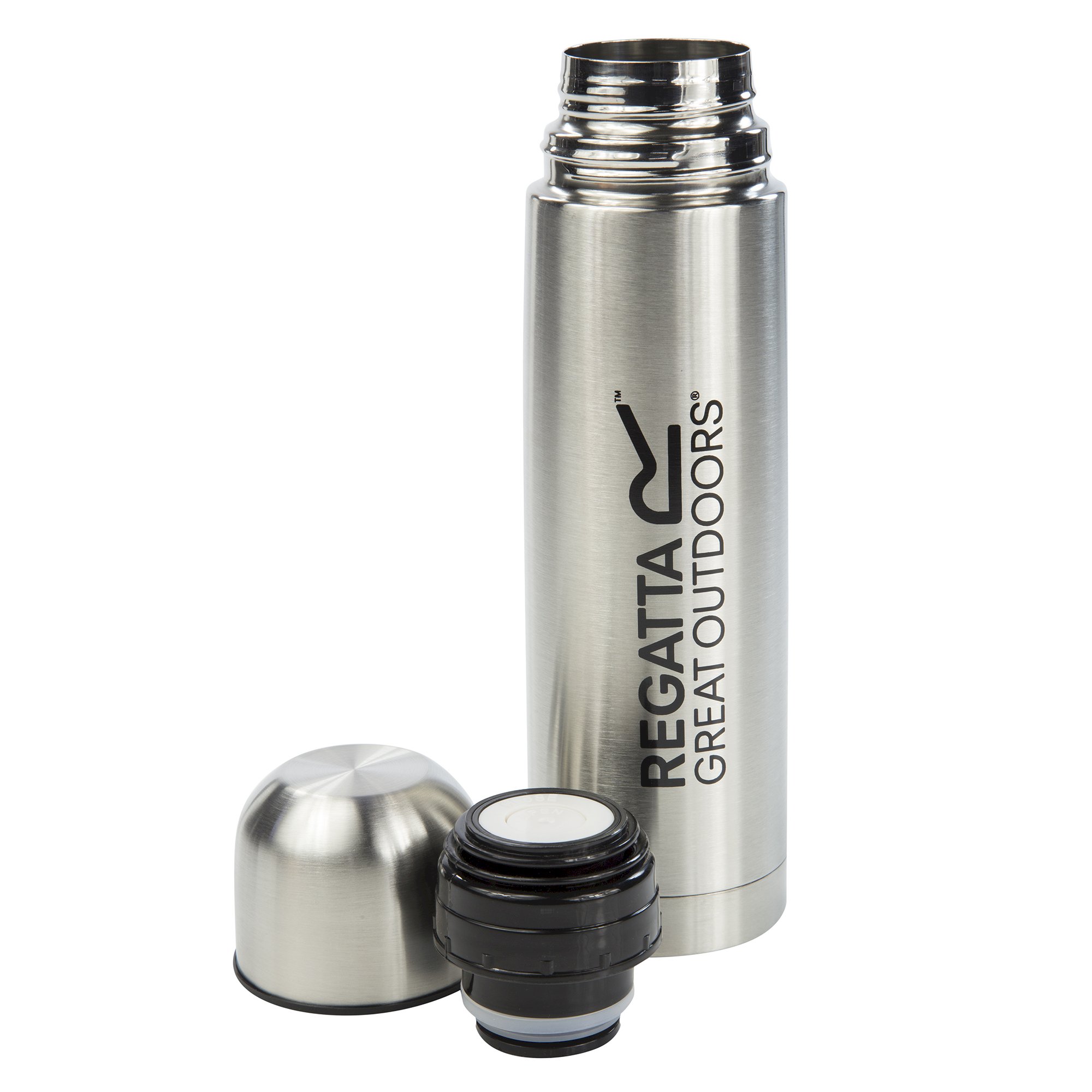 0.5 Litre Vacuum Camping Flask | Silver