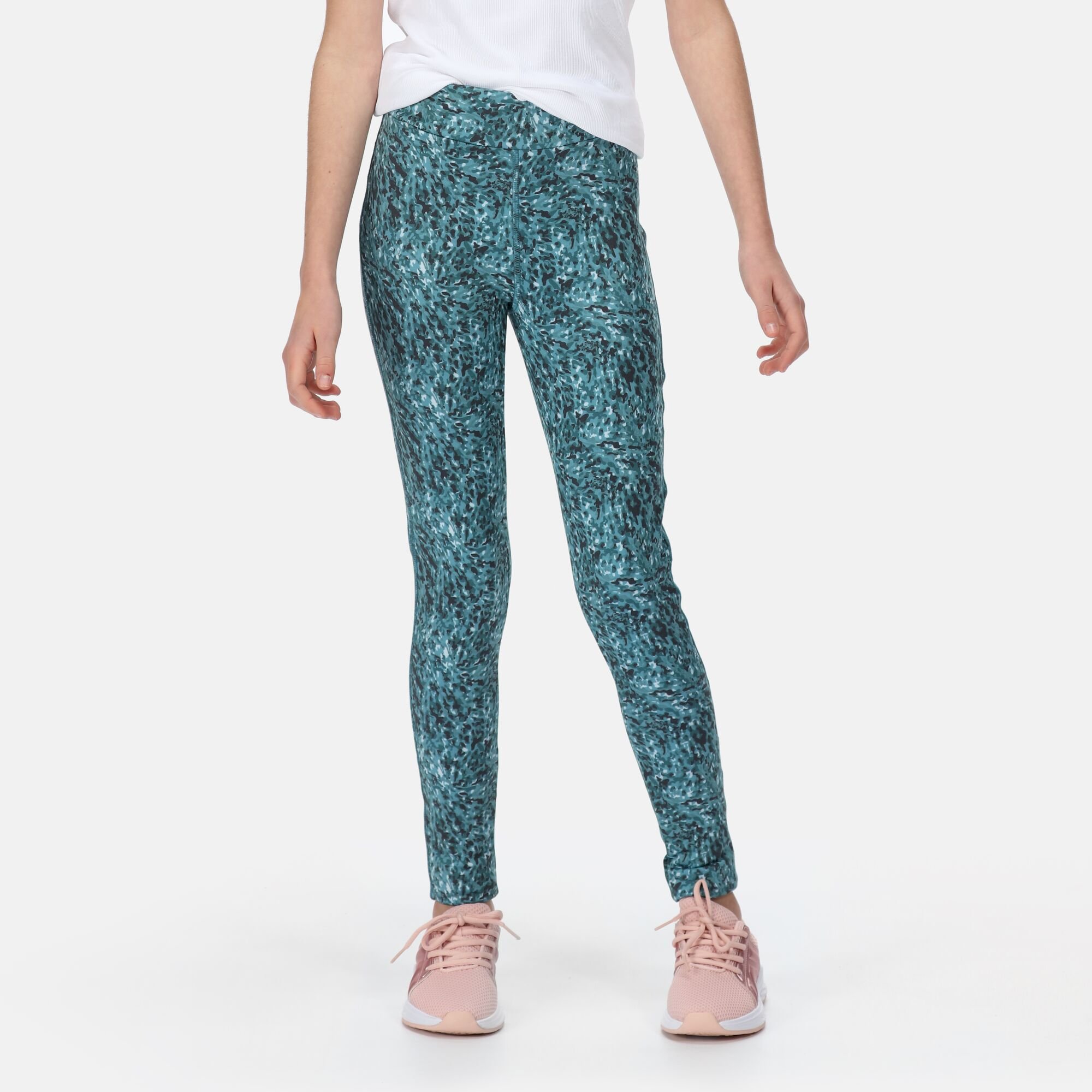 Kids' Barlia Winter Leggings | Pagoda Blue Print