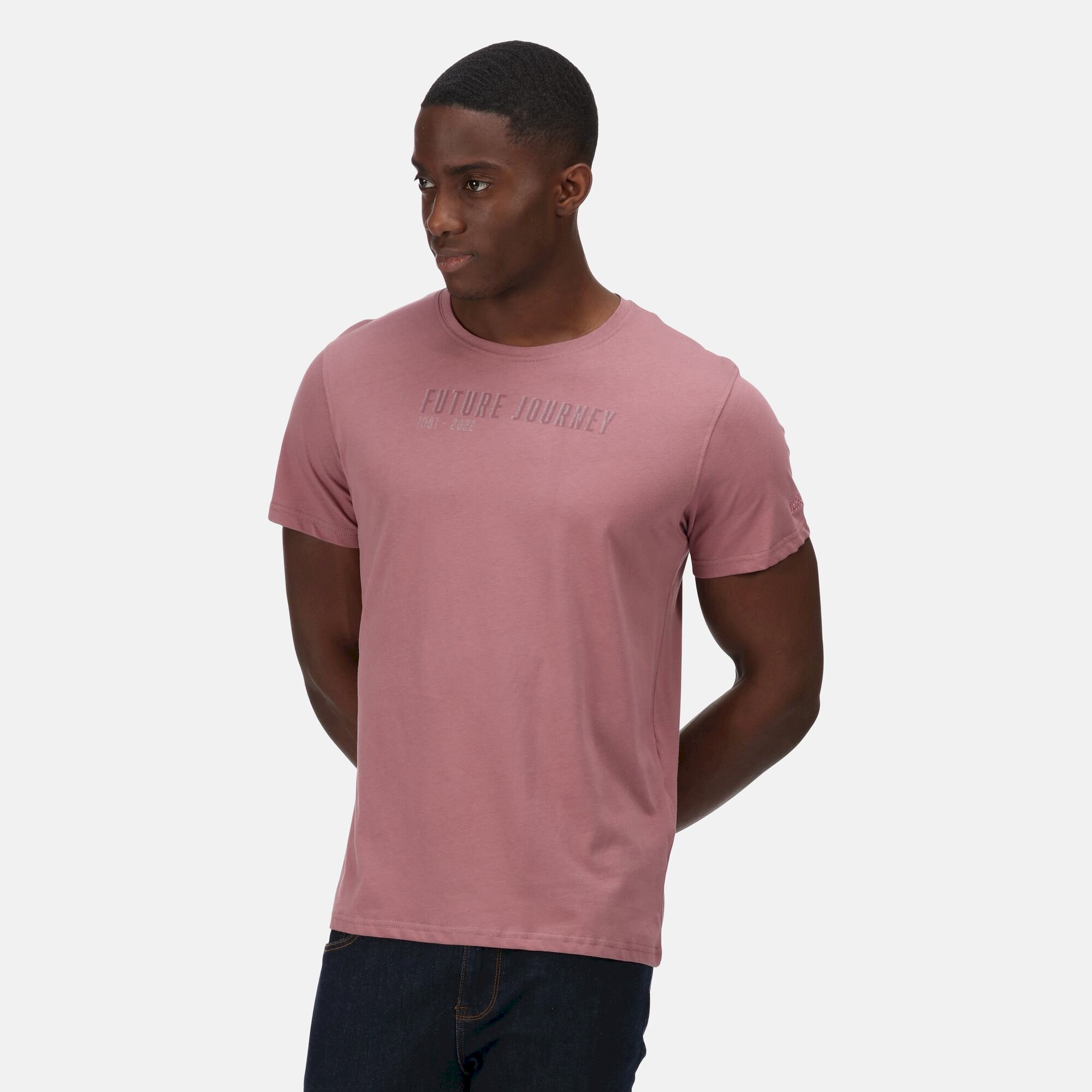 Men's Cline VI Cotton T-Shirt | Mauve