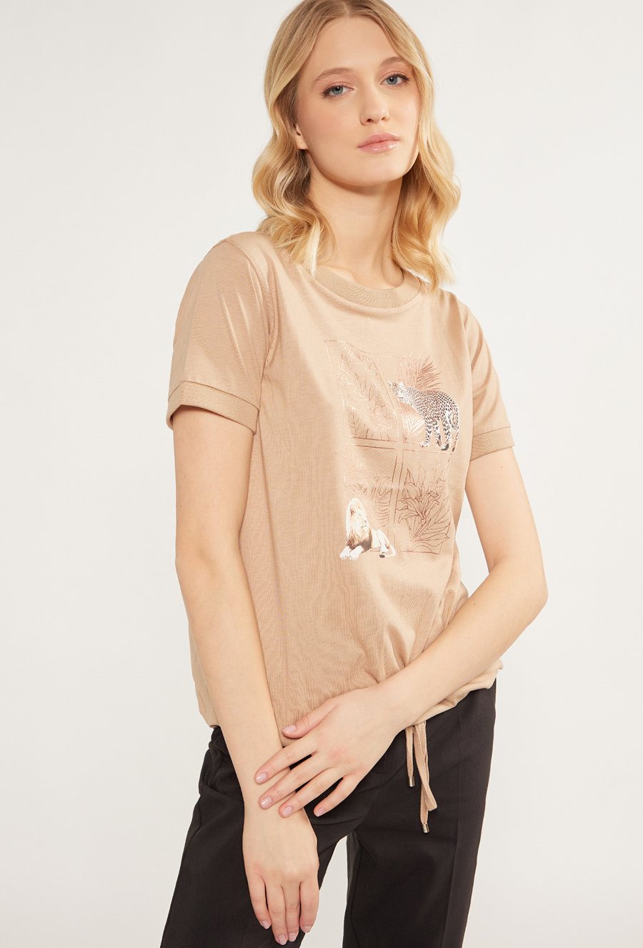 T-shirt z motywem zwierzęcym