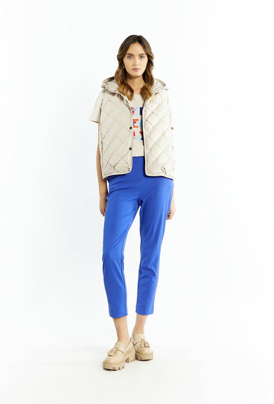 Pikowana kamizelka damska