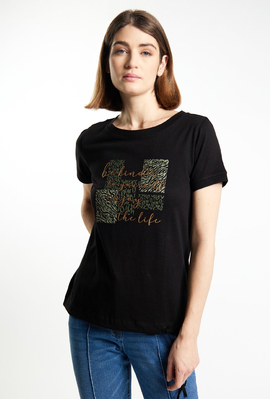 T-shirt damski z nadrukiem