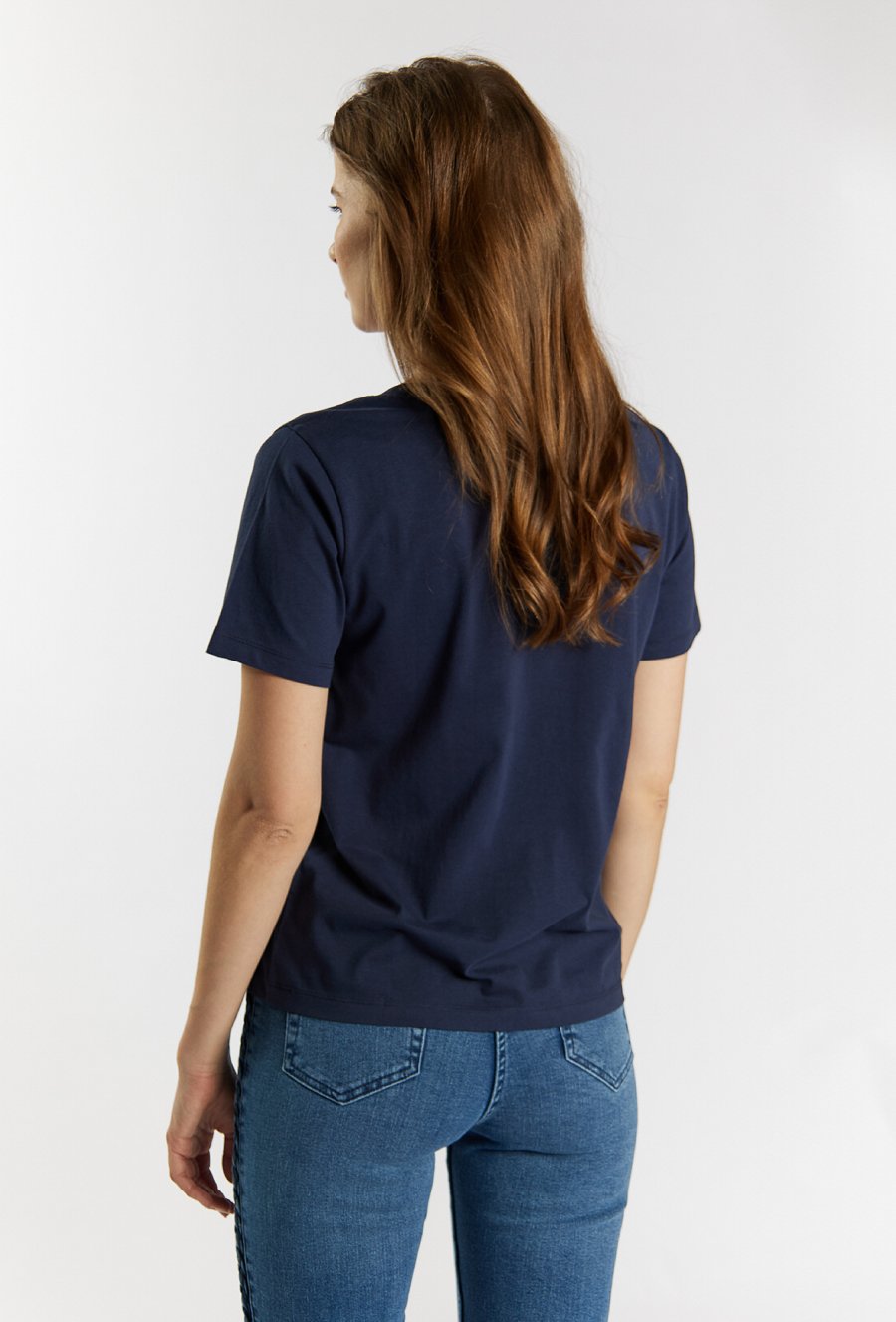 T-shirt z haftowaną kieszonką