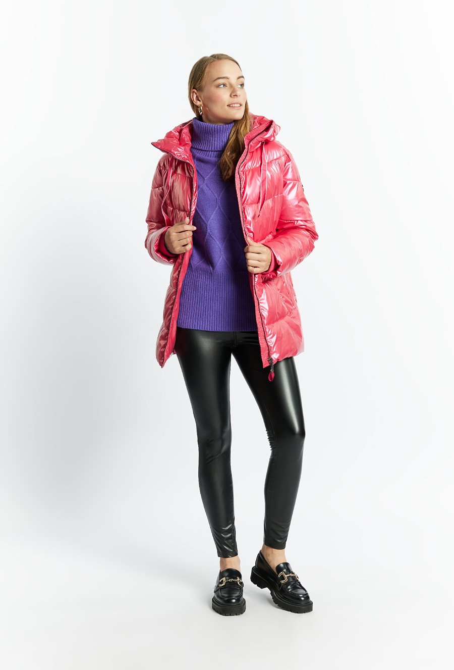 Kurtka damska z kapturem