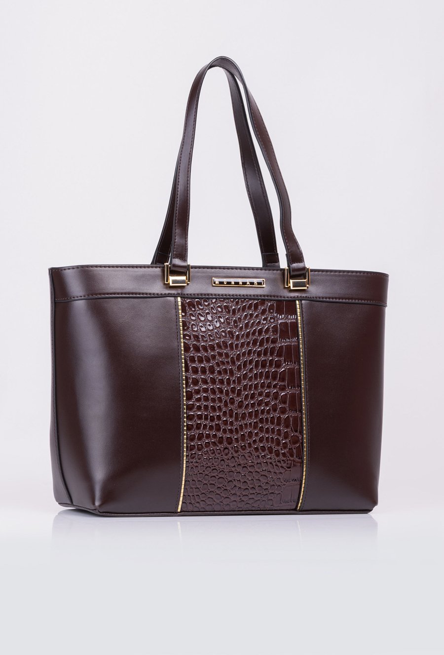 Elegancka torba ze zwierzęcą wstawką