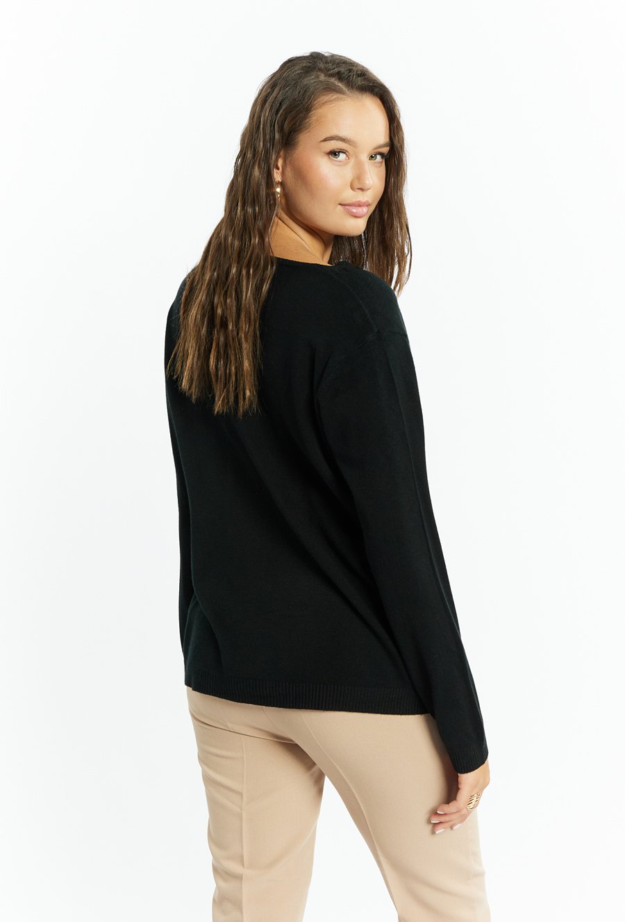 Sweter damski z wiskozy