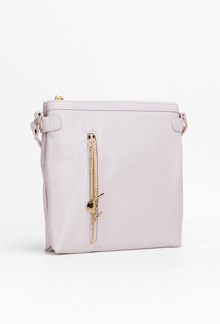 Torba damska z ozdobnym suwakiem