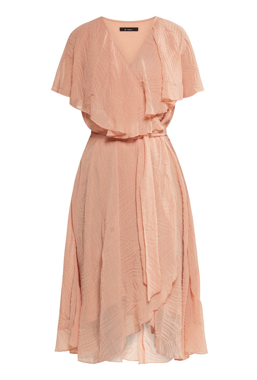 Efektowna sukienka z falbanami