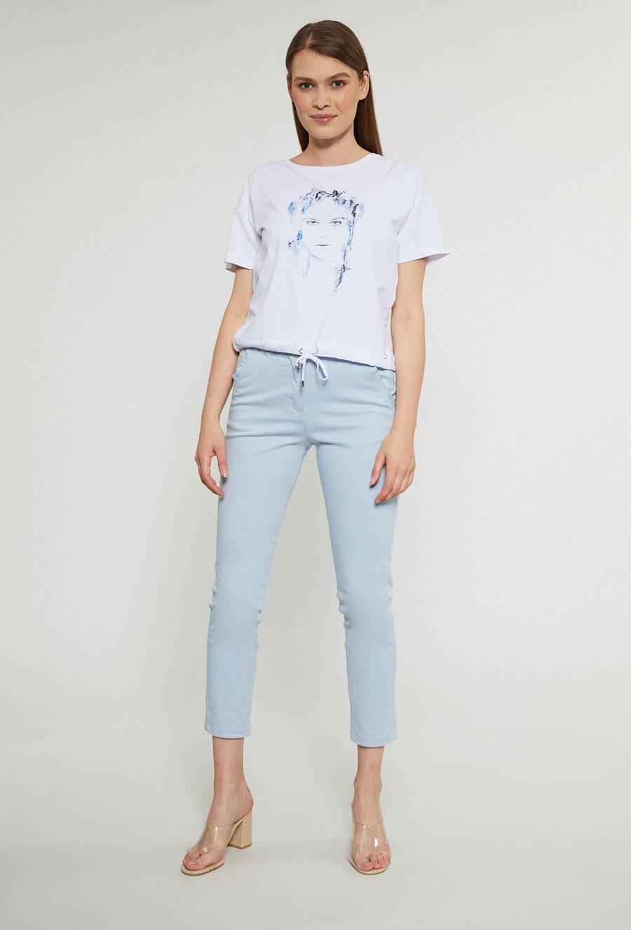 T-shirt damski z wzorem