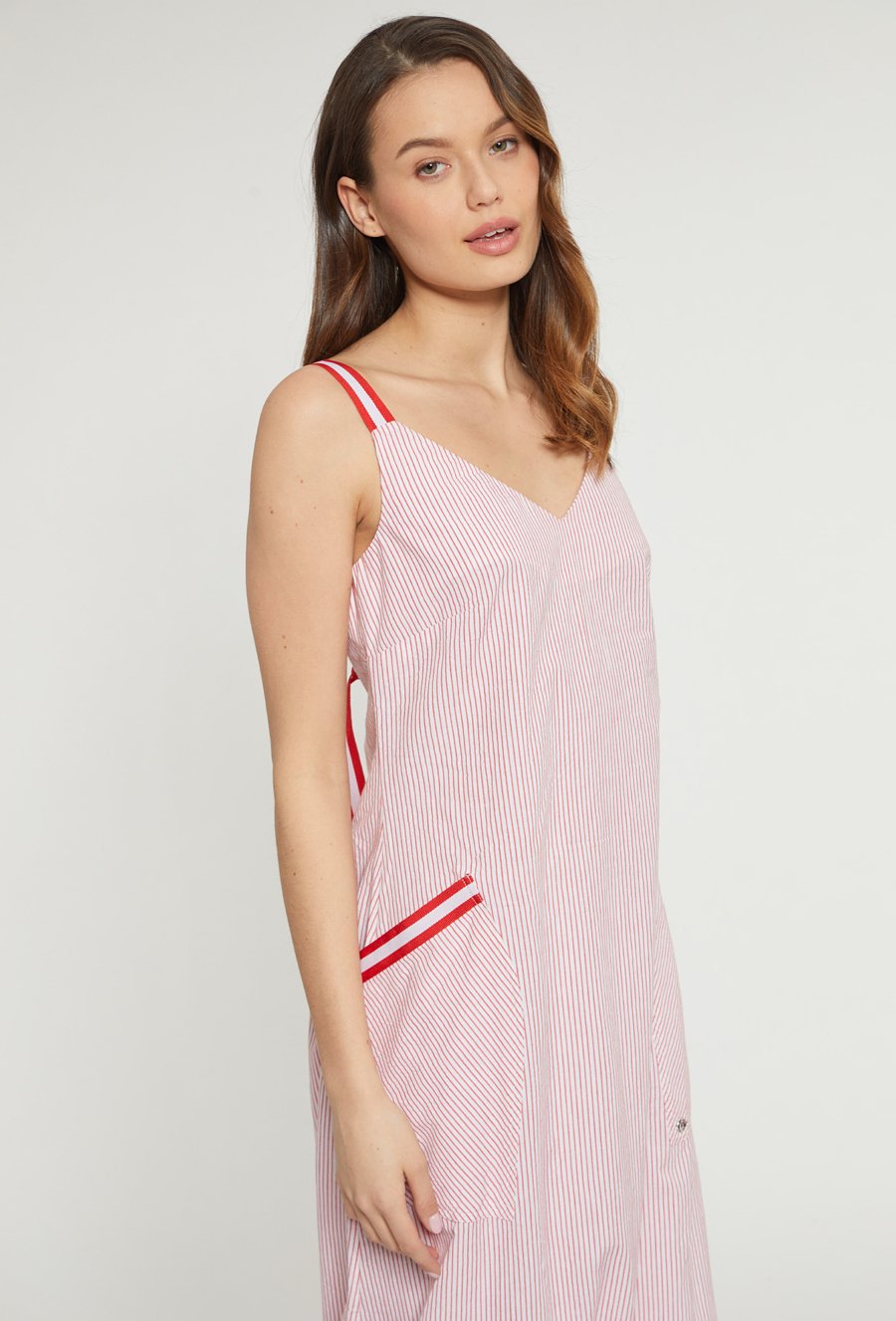 Bawełniana sukienka w paski
