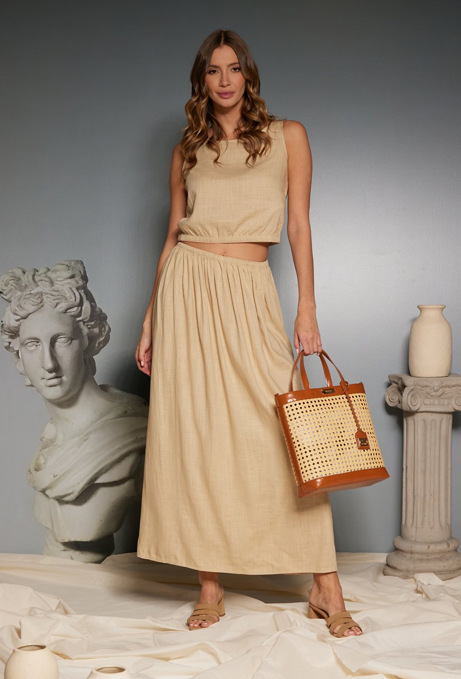 Koszyk damski typu shopper