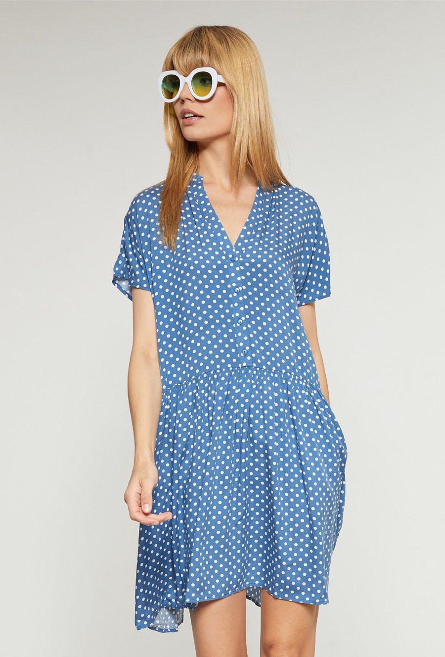 Sukienka w grochy