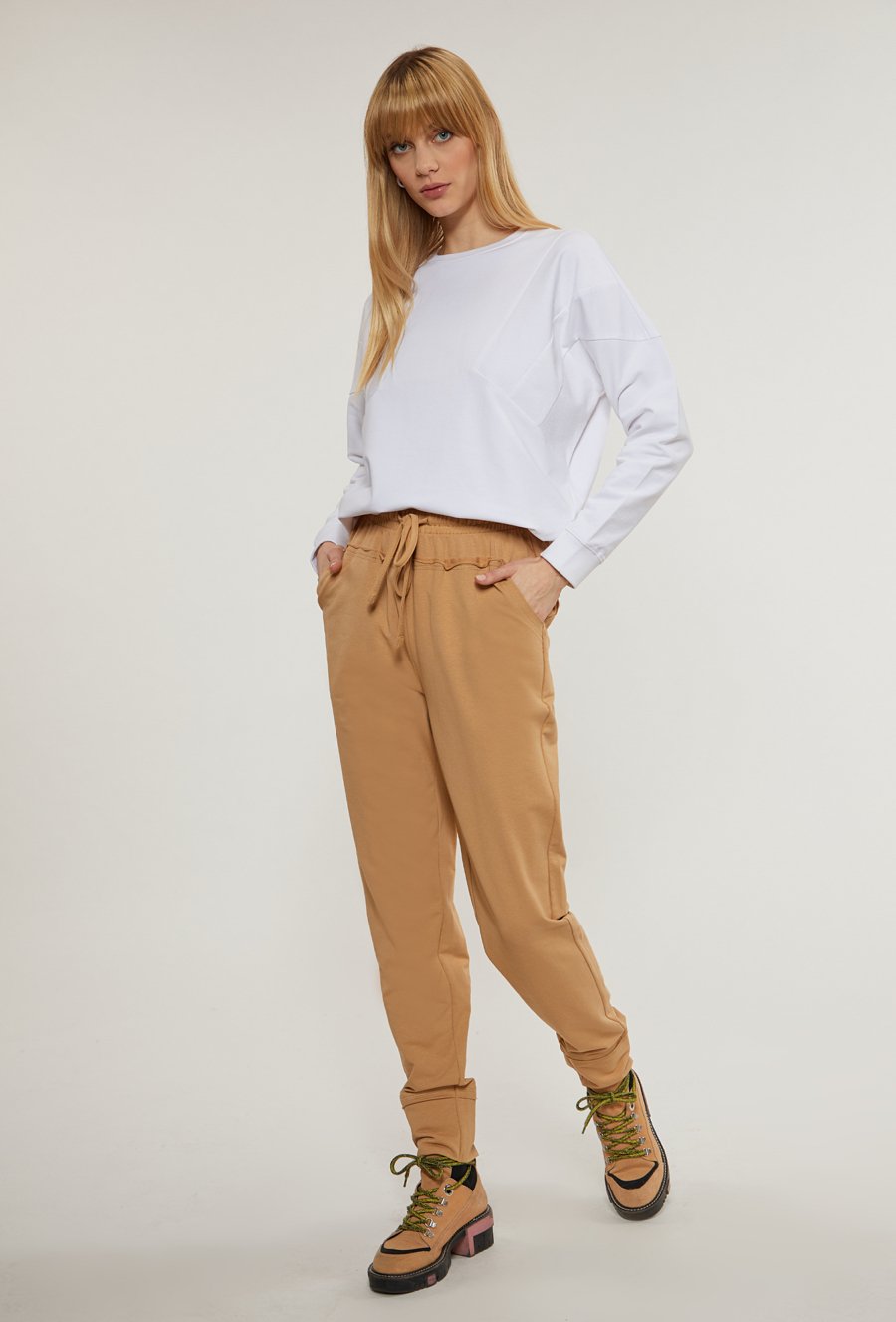 Bawełniane spodnie dresowe