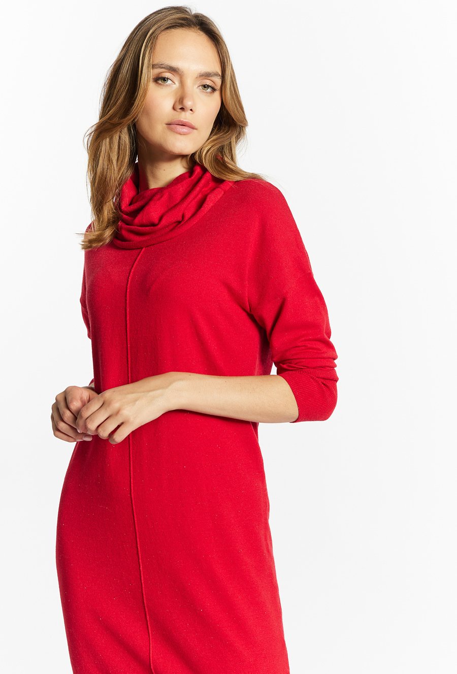 Połyskująca sukienka damska