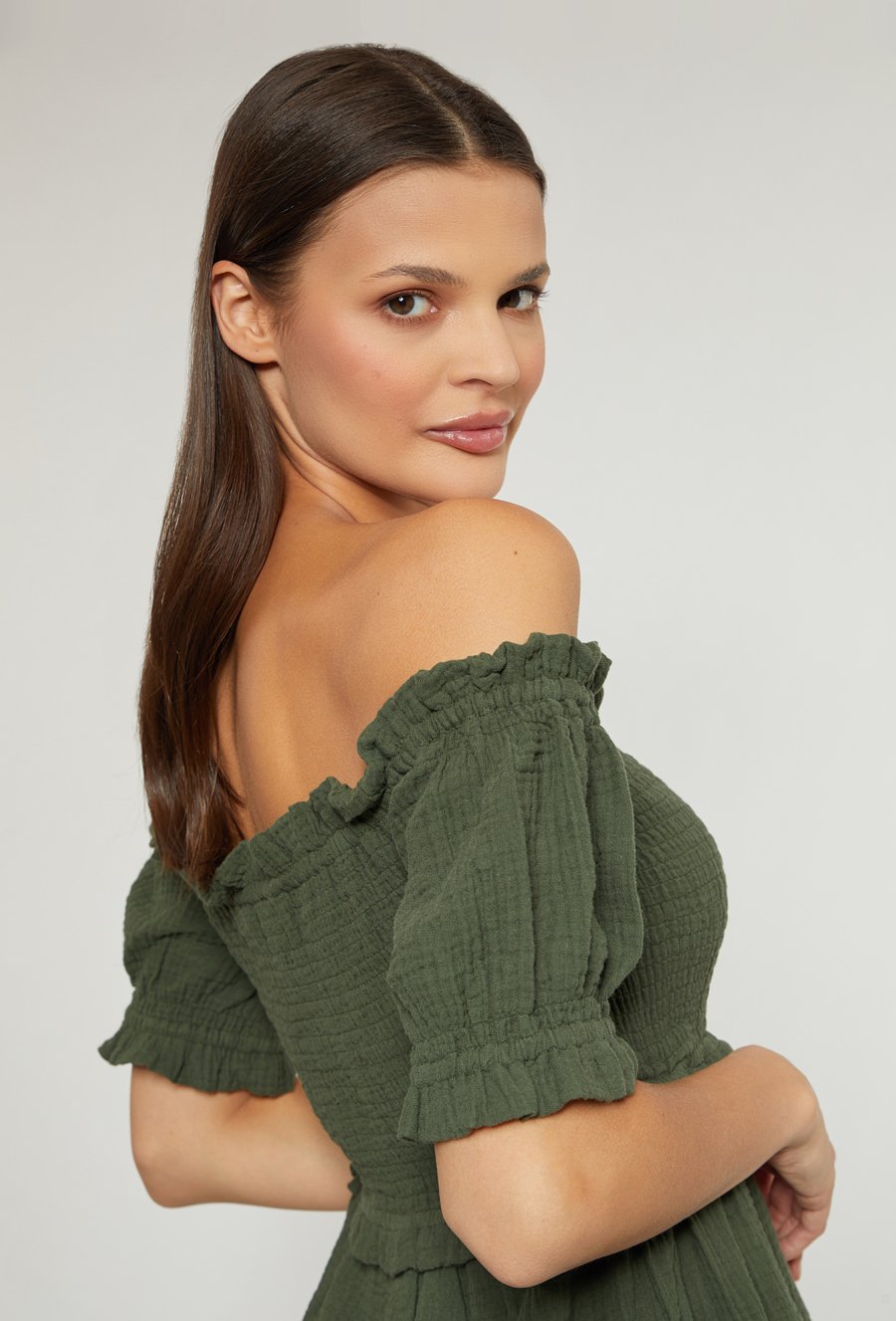 Letnia sukienka damska typu hiszpanka