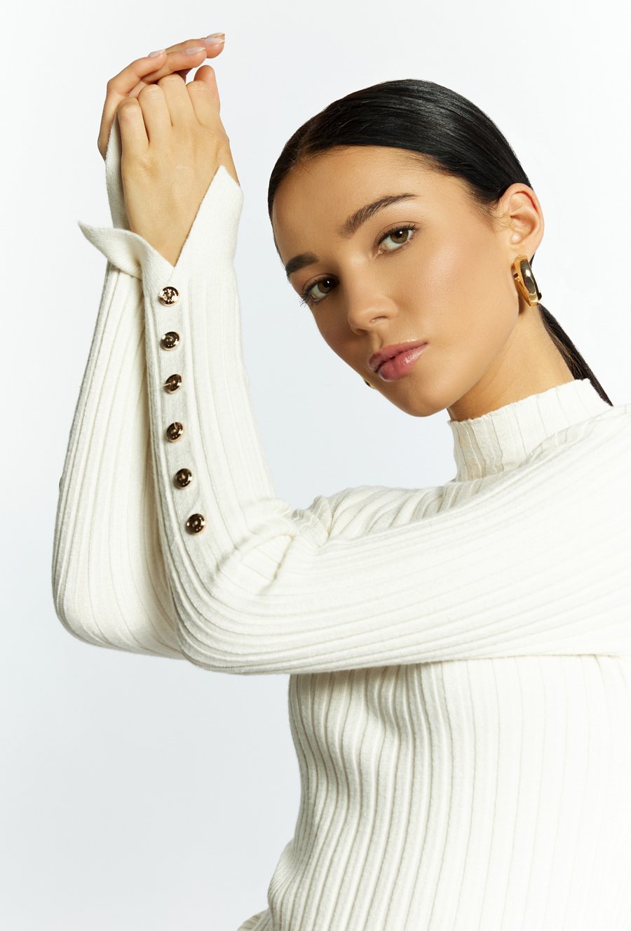 Sweter damski z p&oacute;łgolfem