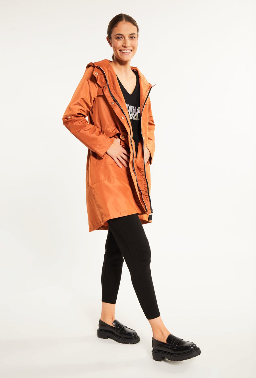 Płaszcz damski typu parka