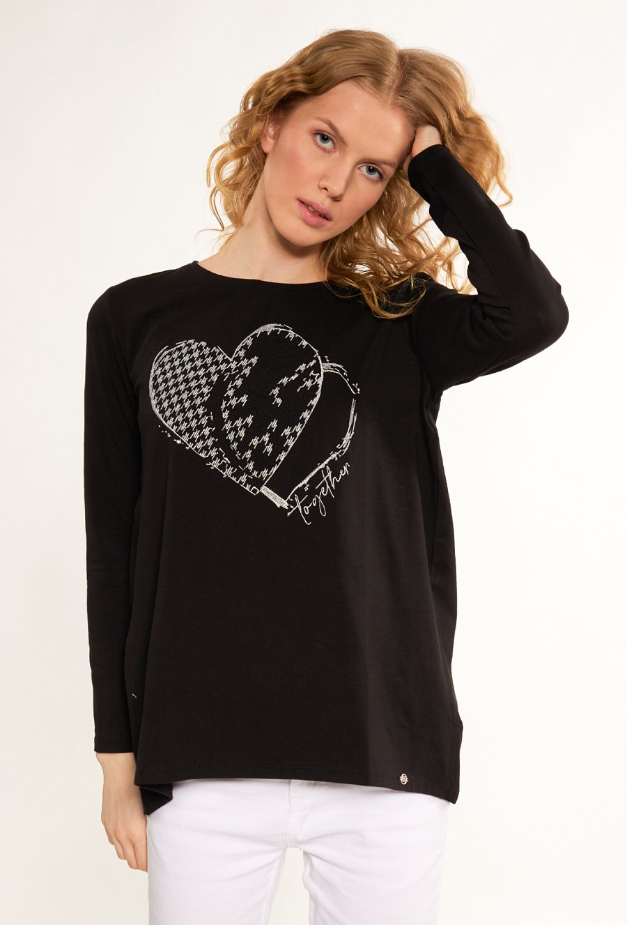 Bluzka damska z sercem
