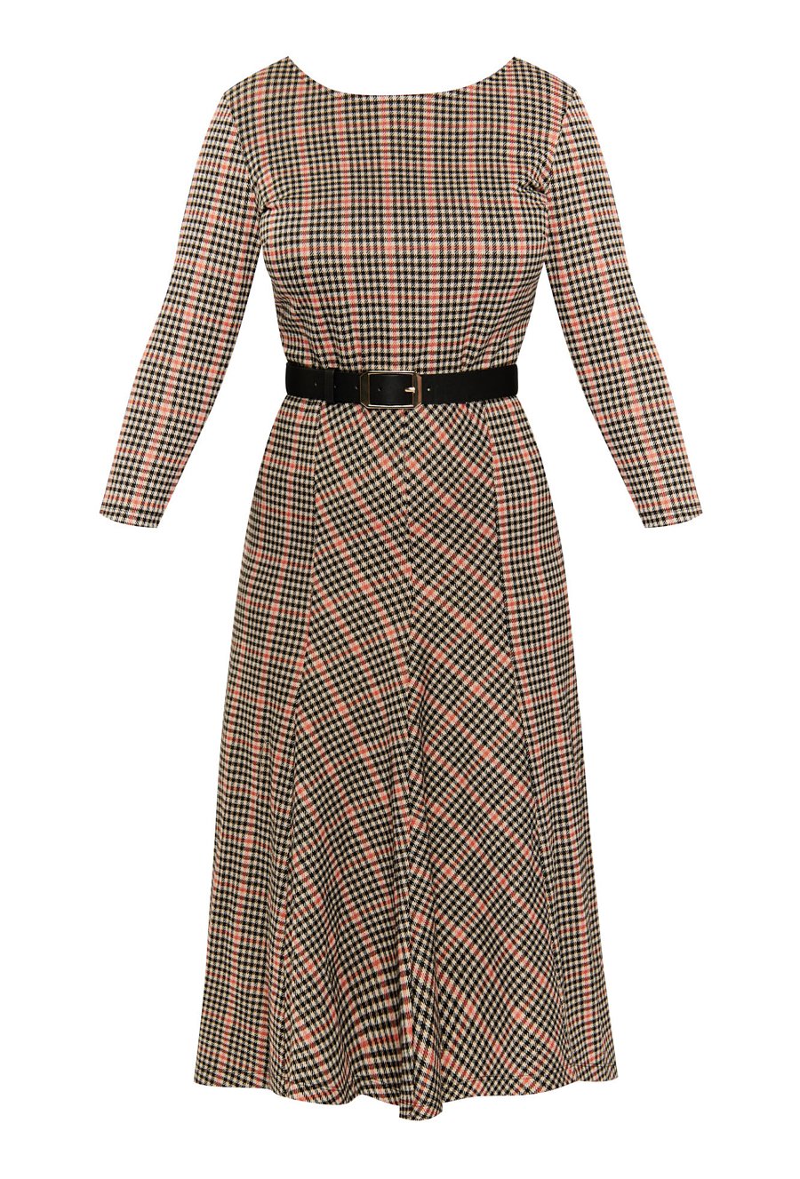 Sukienka damska z paskiem