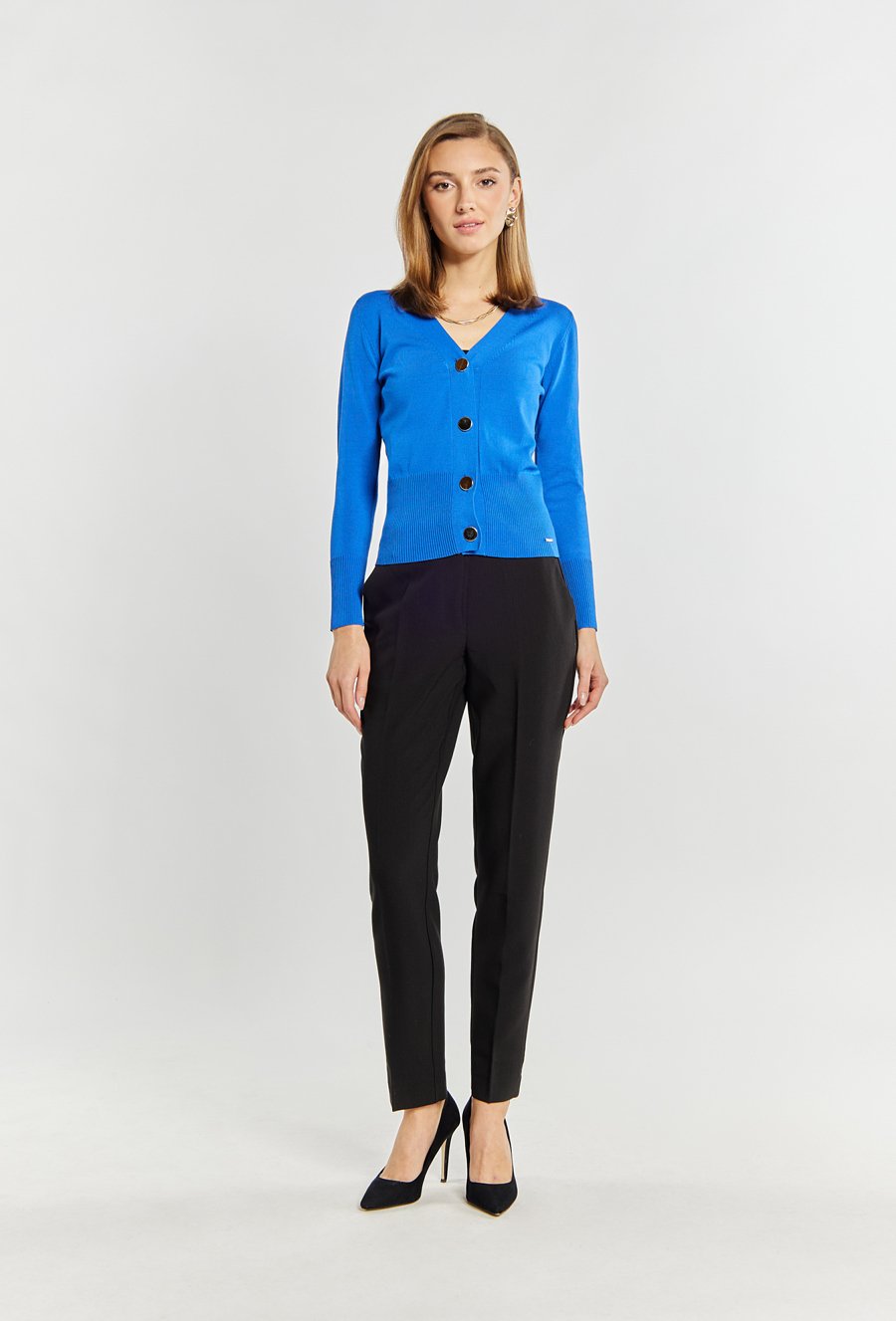 Rozpinany sweter damski