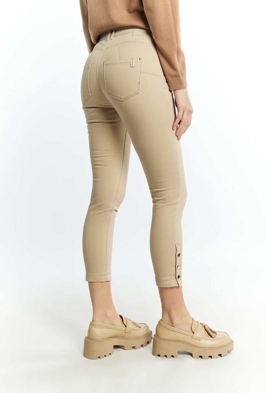 Spodnie damskie z bawełny