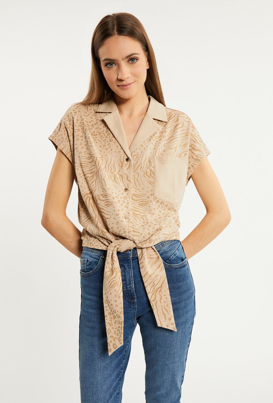 Bluzka damska z wzorem