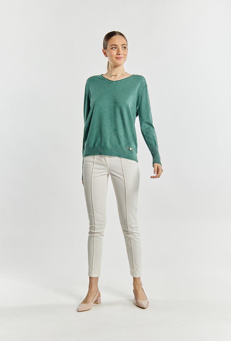 Casualowy sweter damski