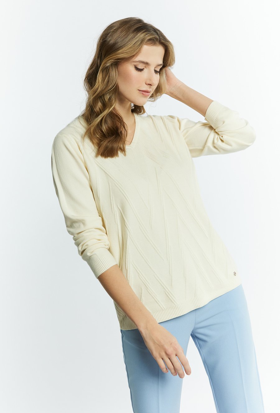 Sweter damski z wiskozy