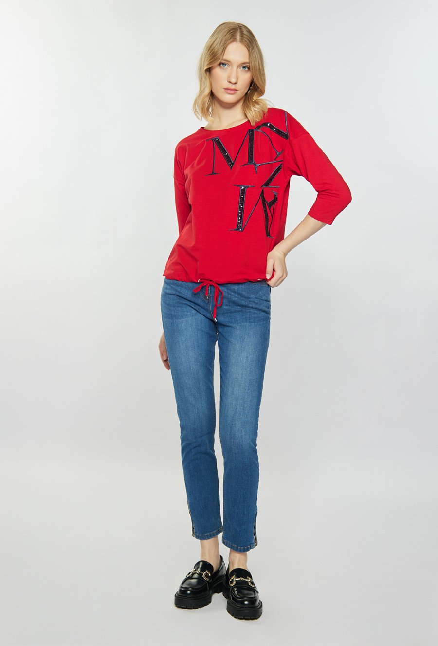 Bawełniany T-shirt damski