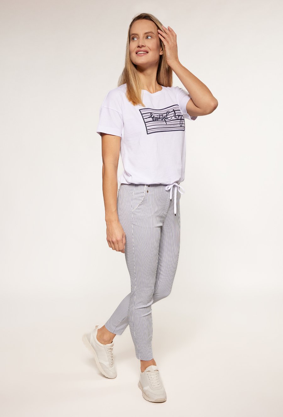 Klasyczne spodnie w paski