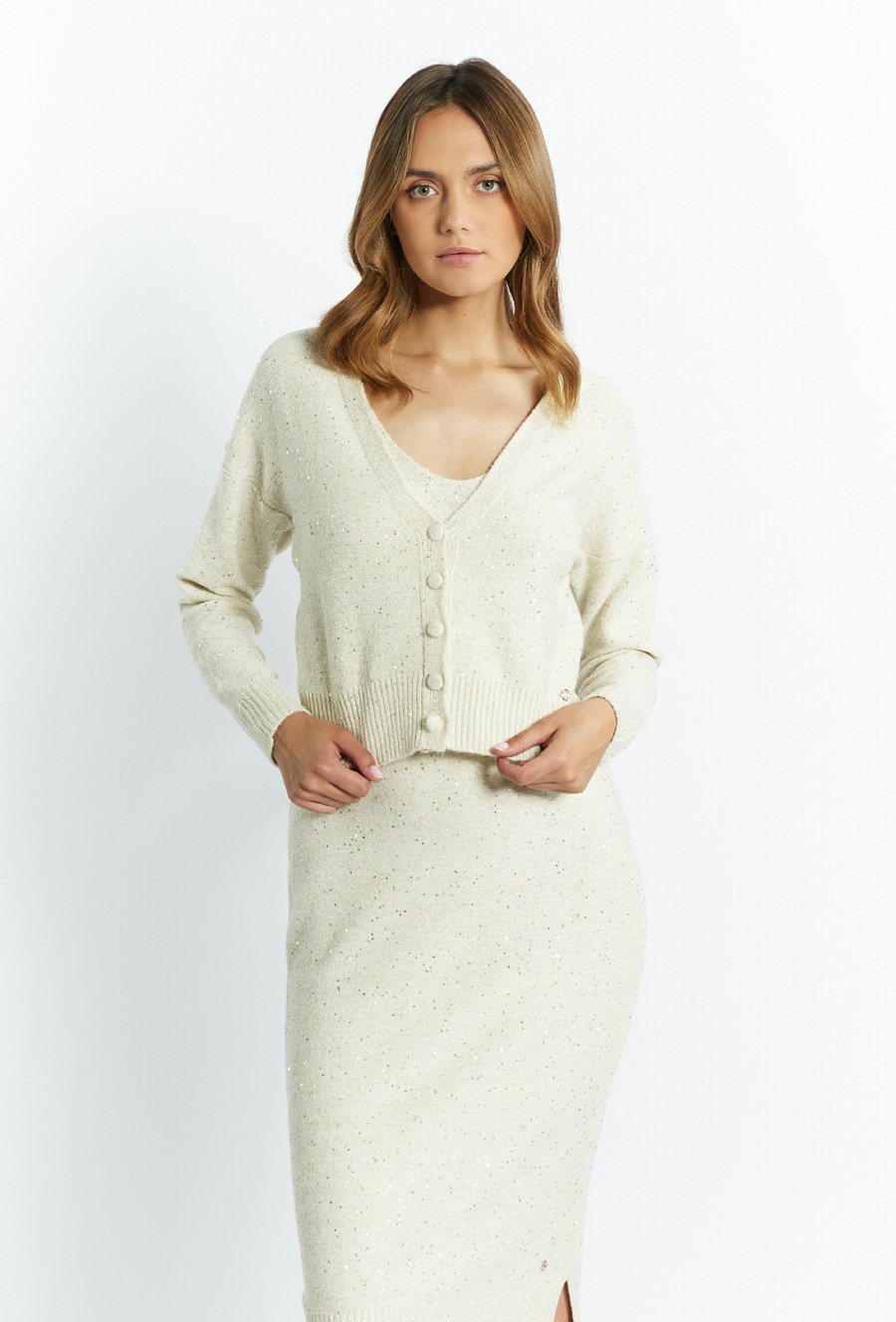 Rozpinany sweter damski