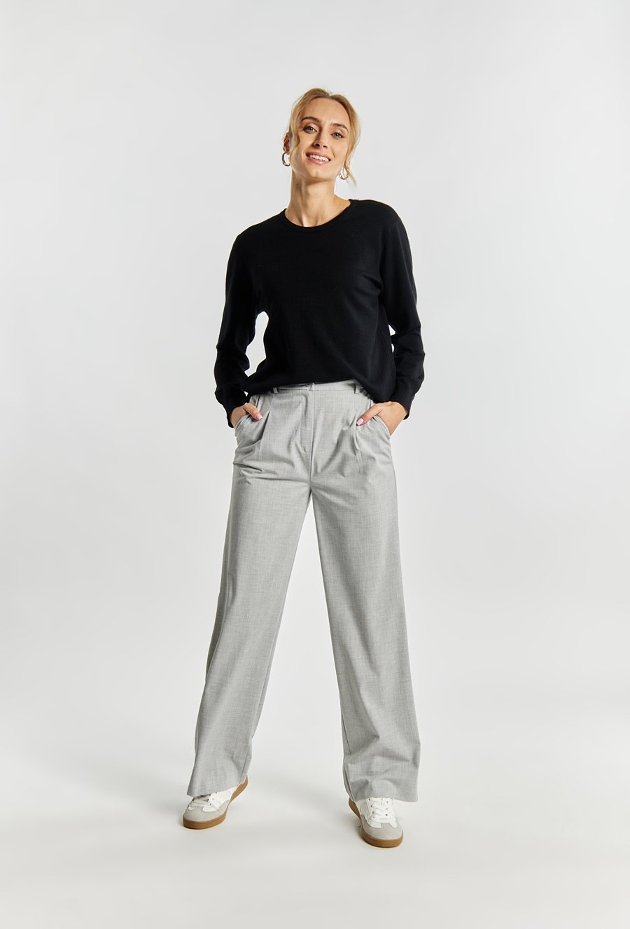 Wiskozowy sweter damski