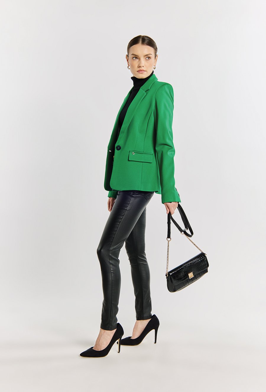 Mała kopertowa torba damska