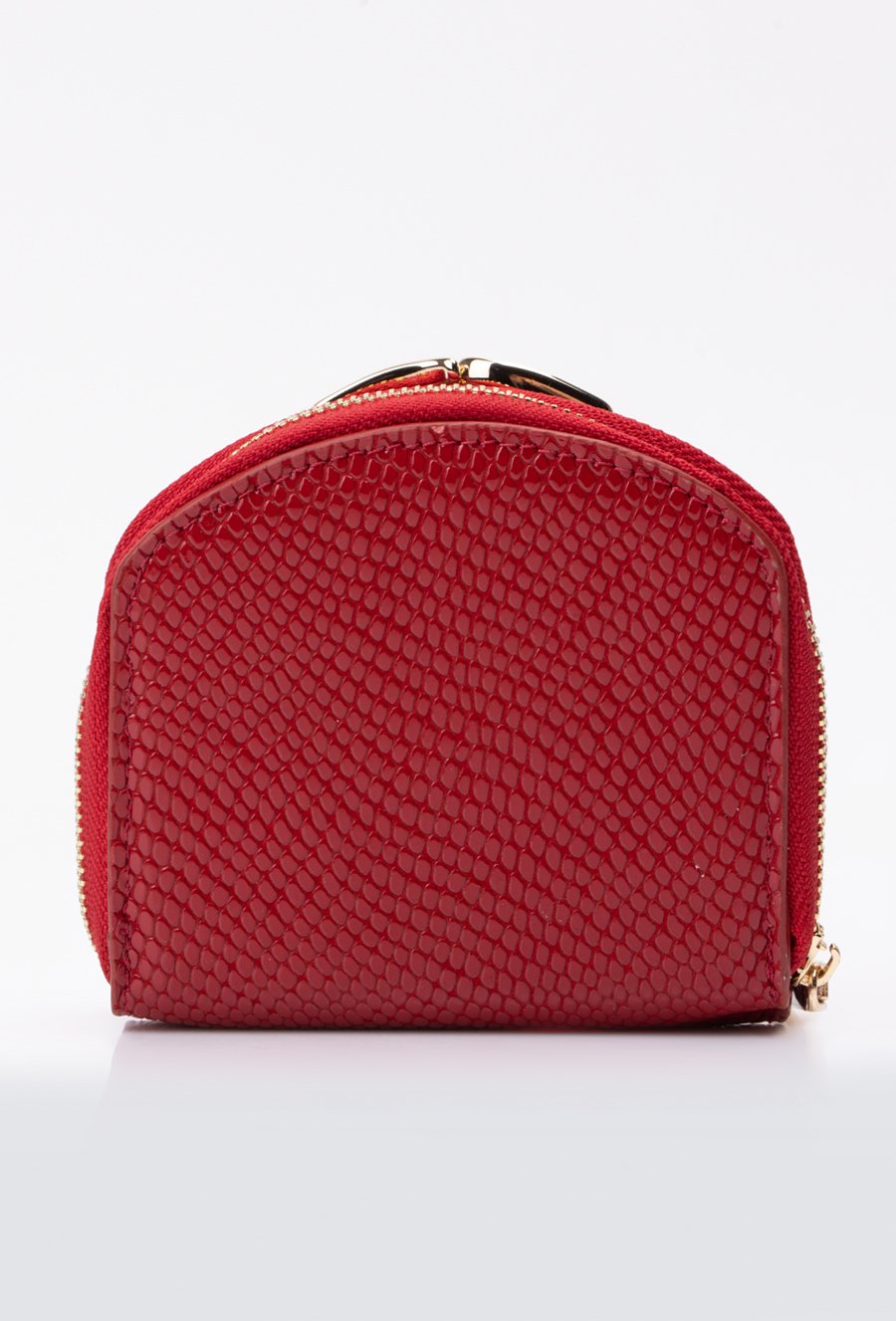 Mały sk&oacute;rzany portfel damski