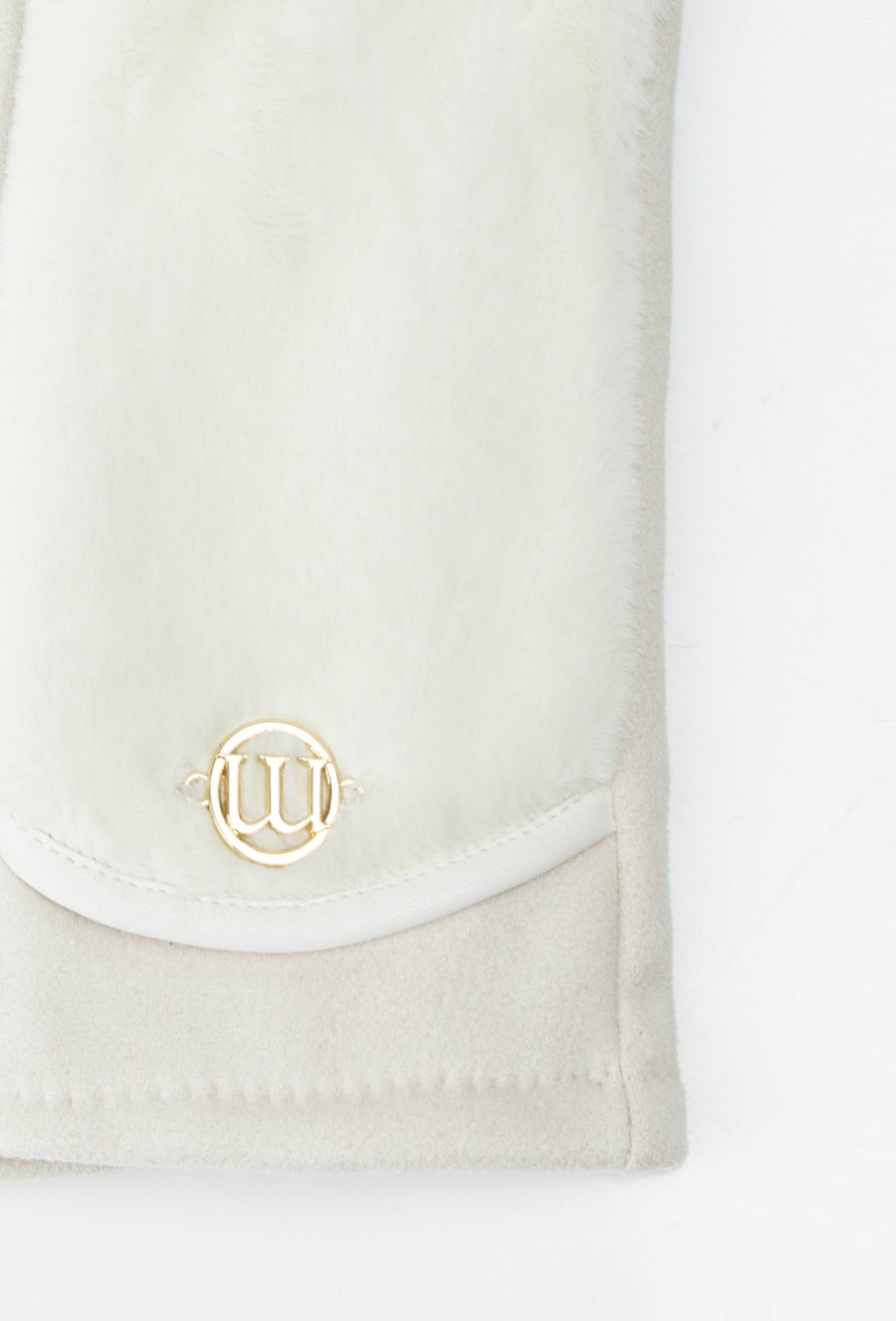 Rękawiczki z łączonych materiał&oacute;w