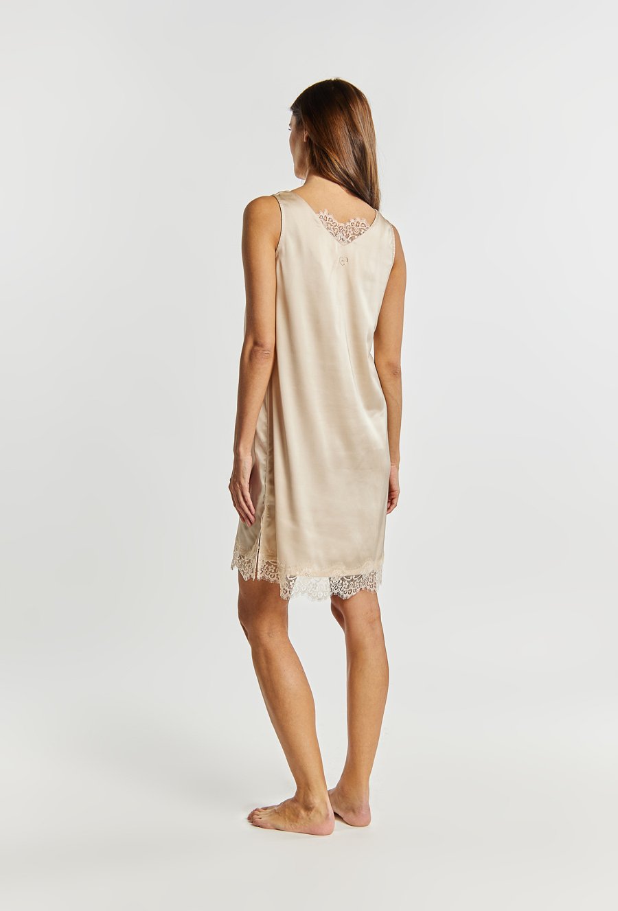 Satynowa koszula nocna