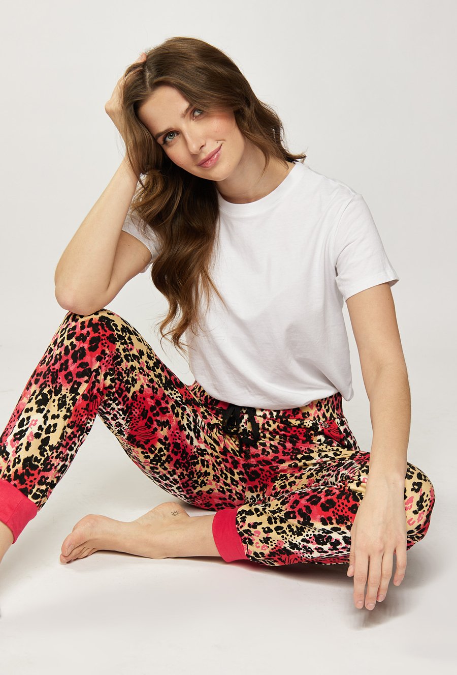 Wzorzysty d&oacute;ł od piżamy