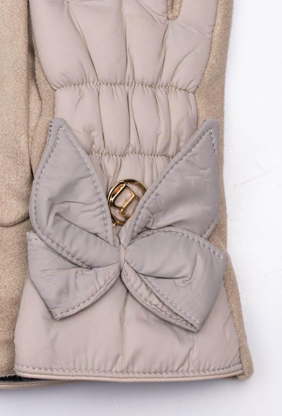 Rękawiczki damskie z kokardą