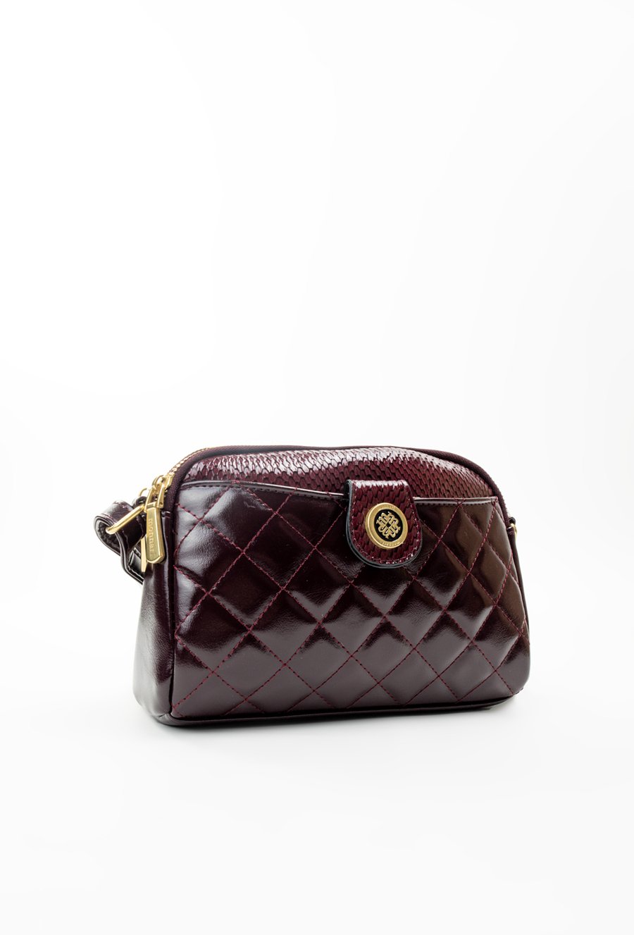 Pikowana torebka damska typu crossbody