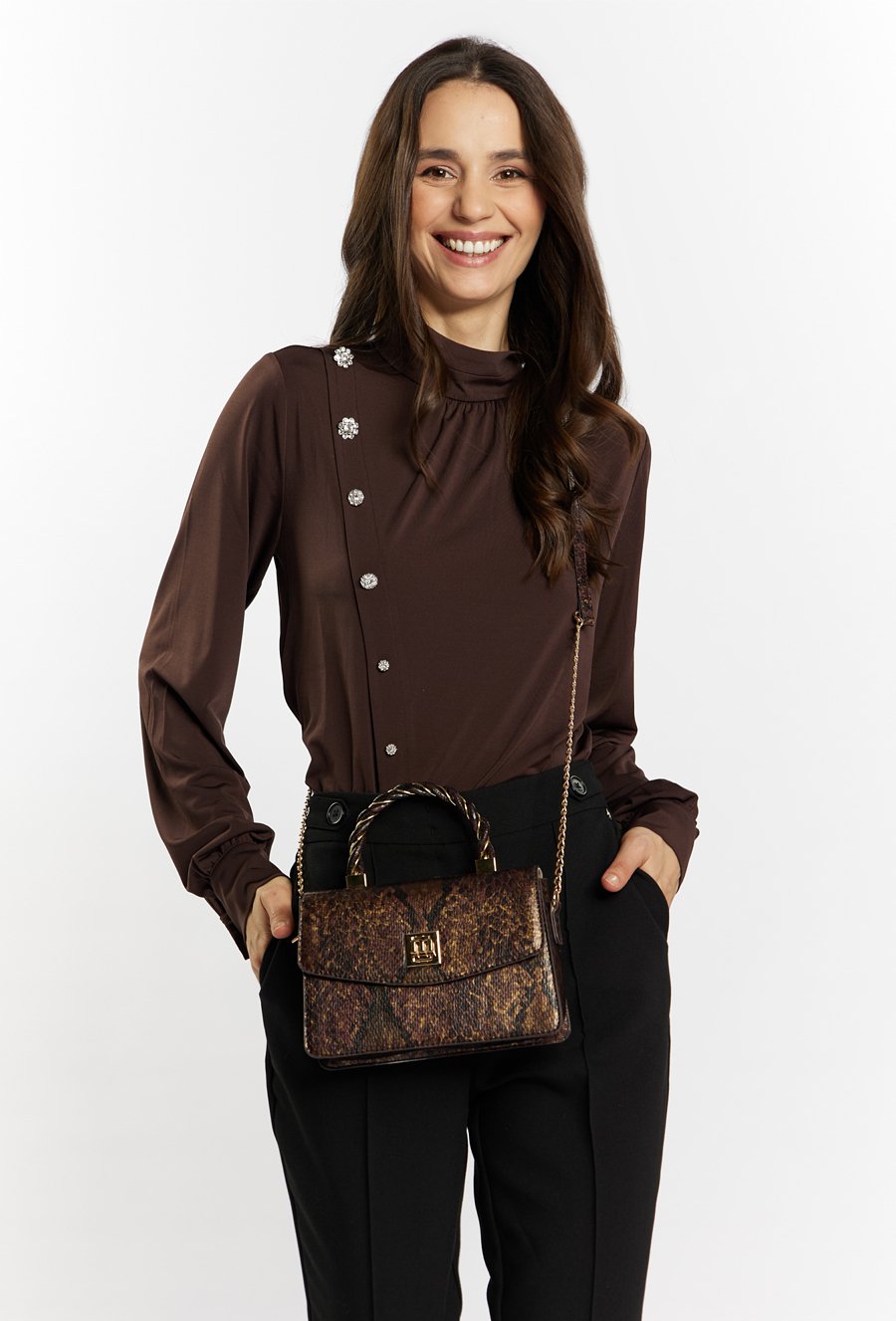 Kuferek damski w zwierzęcy print